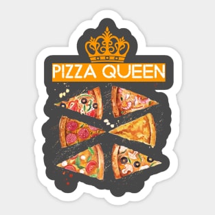 Pizza Queen Sticker